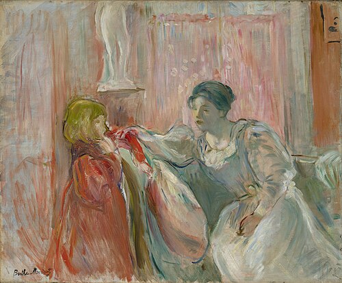 Young Woman and Child, 1894, Berthe Morisot