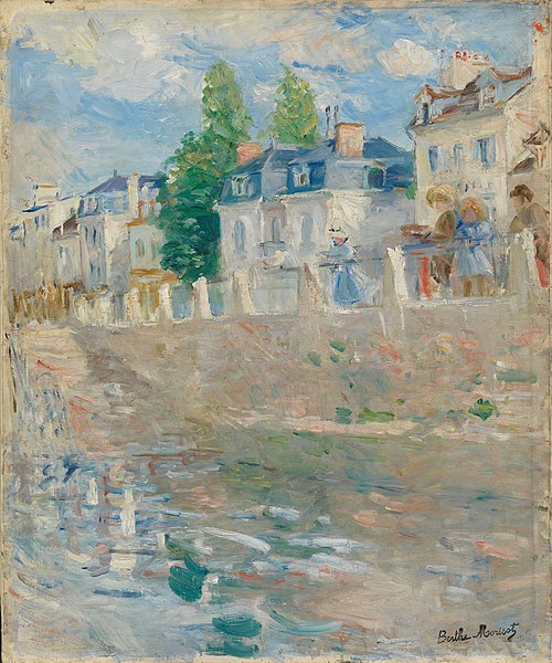 Banks of the Seine, 1883, Berthe Morisot