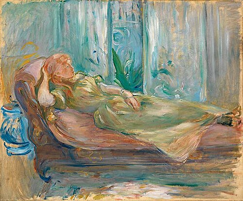 Jeune Fille au divan, 1893, Berthe Morisot