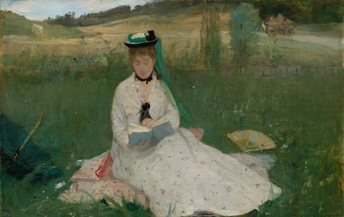 Reading, 1873, Berthe Morisot