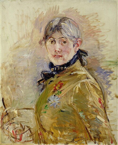 Autoportrait, 1885, Berthe Morisot