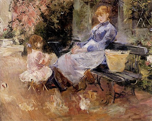 La fable, 1883, Berthe Morisot