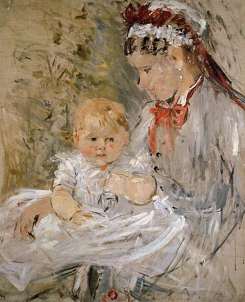 The Wet Nurse, 1880, Berthe Morisot