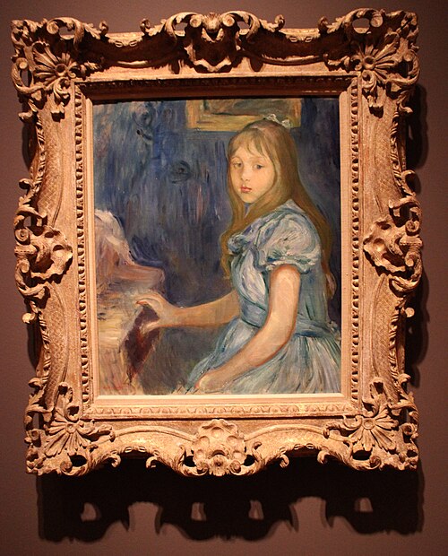 Lucie Léon at the Piano, 1892, Berthe Morisot
