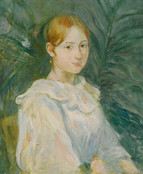 Alice Gamby en buste, 1890, Berthe Morisot
