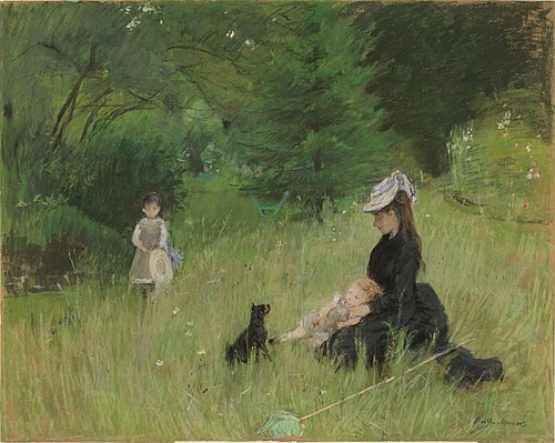 In a Park, 1874, Berthe Morisot