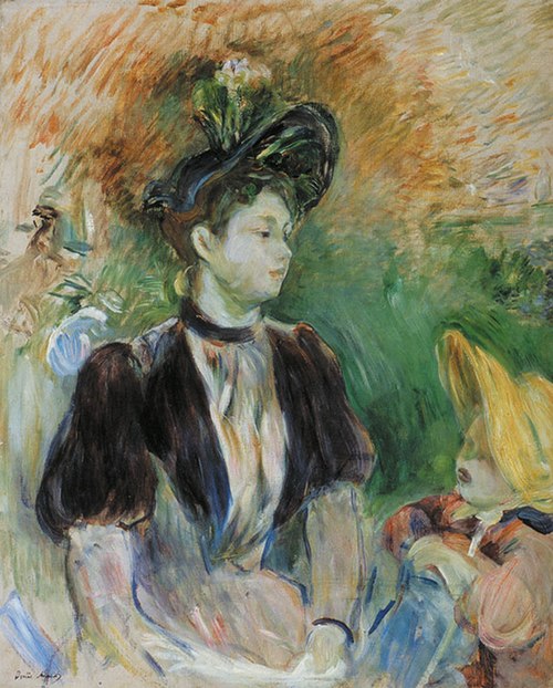 Jeune Femme et enfant, 1894, Berthe Morisot