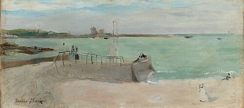 The Jetty, Isle of Wight, 1875, Berthe Morisot