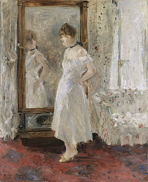 The Psyche mirror, 1876, Berthe Morisot