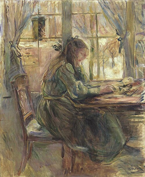 Julie at the Table, 1891, Berthe Morisot