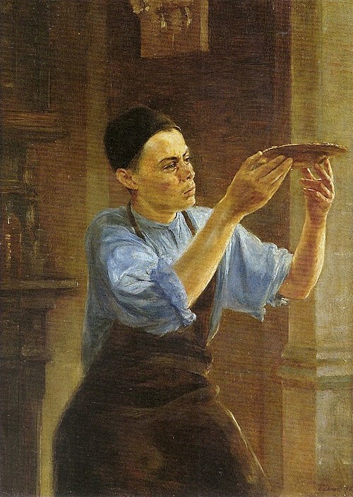 The silversmith, 1892, Thomas Georg Driendl