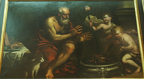 Allégorie de l'hiver, 1700, Domenico Piola