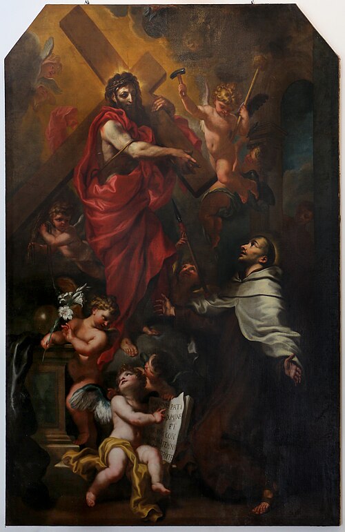 Christ appears to Juan de la Cruz, 1675, Domenico Piola