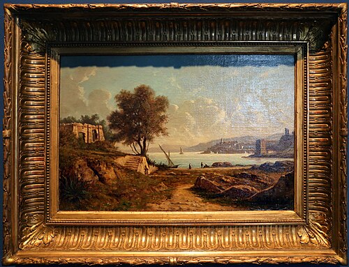 Vue de Bastia, 1863, Ferdinand Michel Storelli