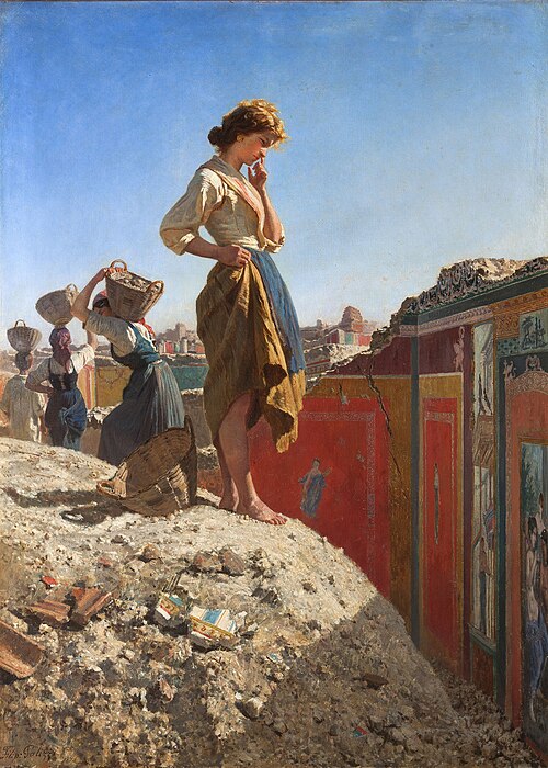 Excavations in Pompeii (1870), 1870, Filippo Palizzi