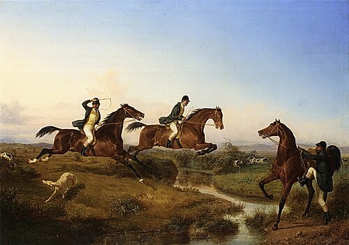 Hunting in the Neapolitan Countryside, 1847, Filippo Palizzi