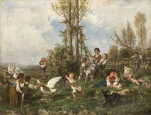 Spring, 1868, Filippo Palizzi