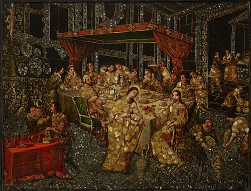 The Wedding at Cana, 1696, Nicholás Correa