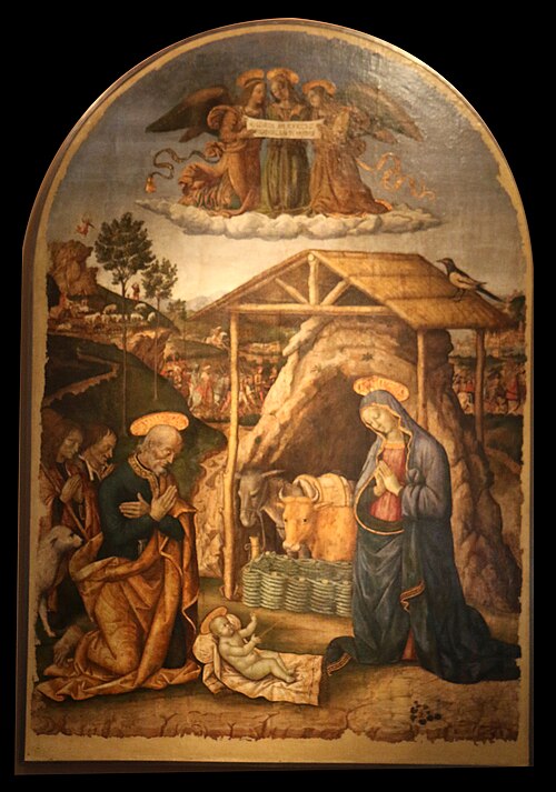 La Nativité, 1450, Lattanzio di Niccolo di Liberatore da Foligno