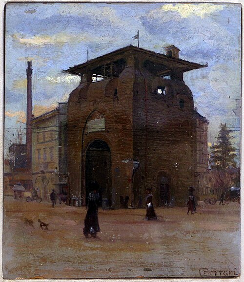 porta fiorentina (antica porta alla croce), , Odoardo Borrani