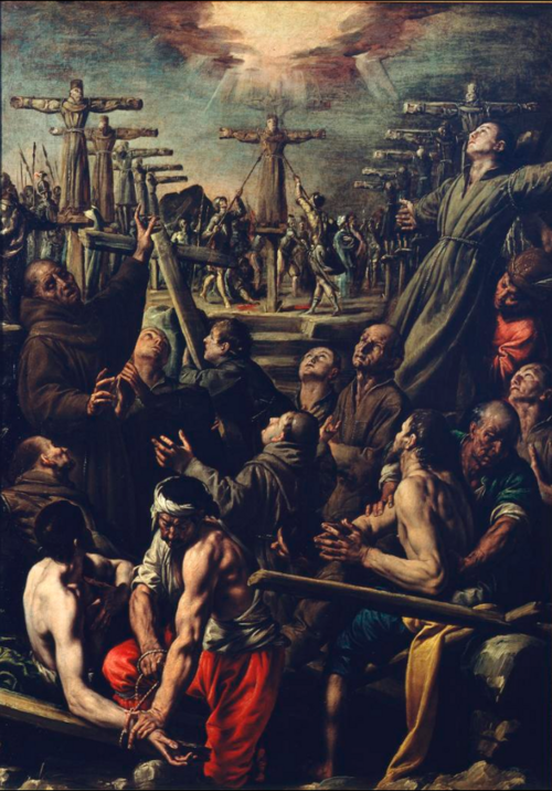 Martirio dei santi francescani a Nagasaki, , Tanzio da Varallo