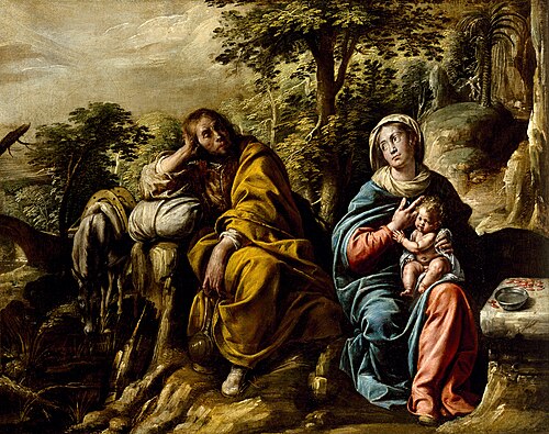 The Rest on the Flight into Egypt, , Tanzio da Varallo