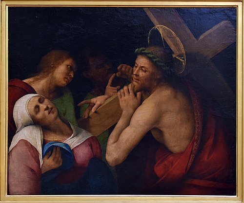 Le Christ portant sa croix, 1520, Cesare da Sesto