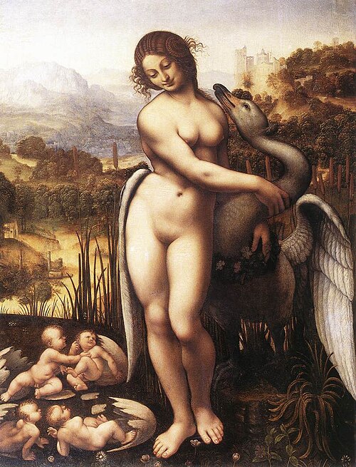 Léda et le Cygne, 1505, Cesare da Sesto