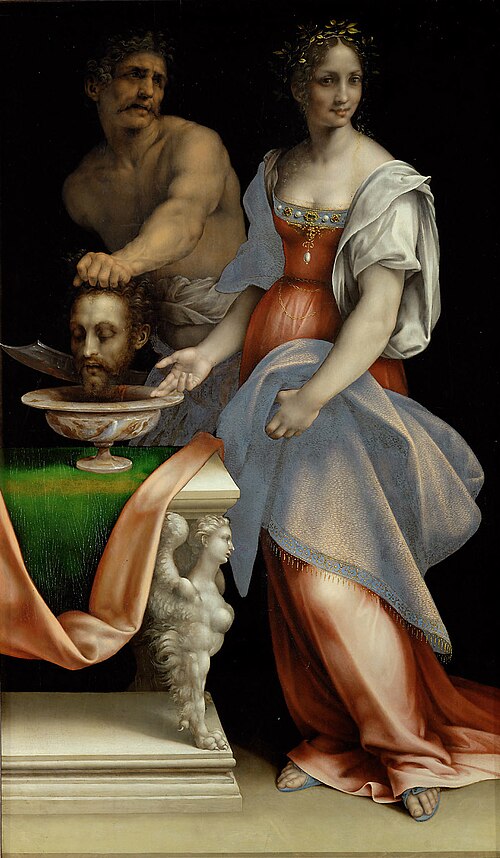 Salome with the head of John the Baptist, 1514, Cesare da Sesto