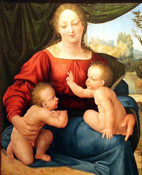 The Virgin, Child and Saint John the Baptist, 1510, Cesare da Sesto