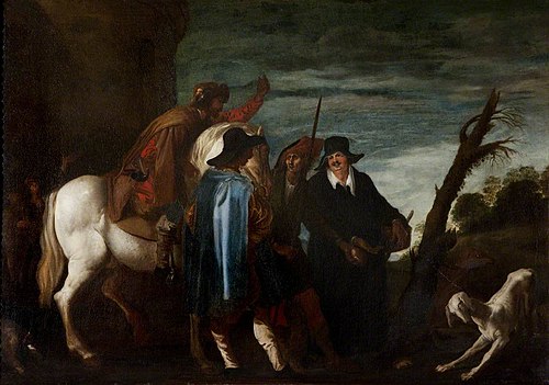 The Fable of the Piovano Arlotto (from D.M.Manni's Vita de Arlotto Mainardi, Capri, 1762), 1629, Giovanni da San Giovanni
