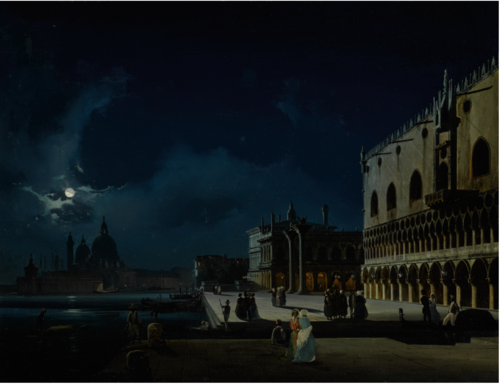 Venice, View of the Molo looking West towards La Salute, 1850, Ippolito Caffi