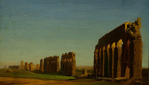 Aqua Claudia, 1857, Ippolito Caffi