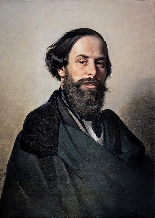 Autoportrait, 1840, Ippolito Caffi