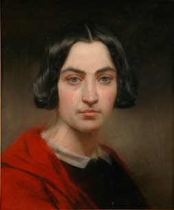 Autoportrait au gilet rouge, 1847, Marie Anne Rosalie Thévenin