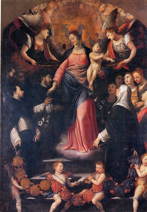 Madonna del Rosario, 1750, Agostino Ciampelli