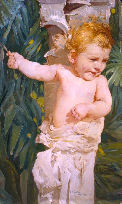 Sorriso di bimbo, 1924, Giulio Aristide Sartorio