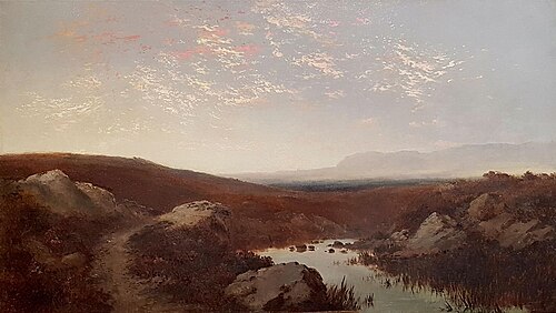 Landscape, 1890, Giulio Aristide Sartorio