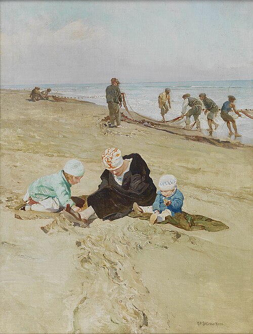 Winter sun, 1926, Giulio Aristide Sartorio