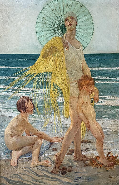 Joy of living, 1927, Giulio Aristide Sartorio