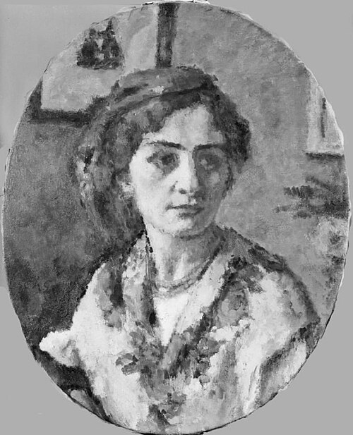 Italian Woman with a Yellow Scarf, 1913, Charles Guérin