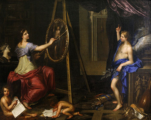 Allégorie de la Peinture, 1650, Charles-Alphonse Du Fresnoy