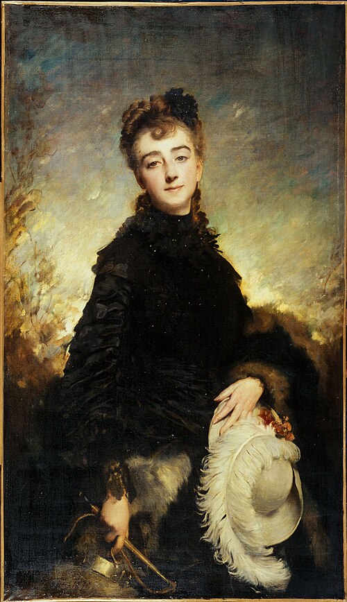 Portrait de femme, 1876, Charles Chaplin