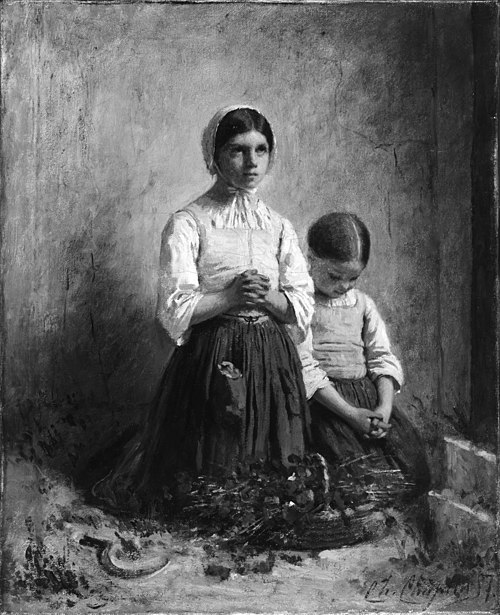 Dévotion, 1857, Charles Chaplin