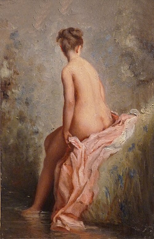 Baigneuse, , Charles Chaplin
