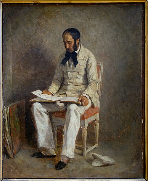 Portrait d'Ernest Feydeau, 1870, Charles Chaplin
