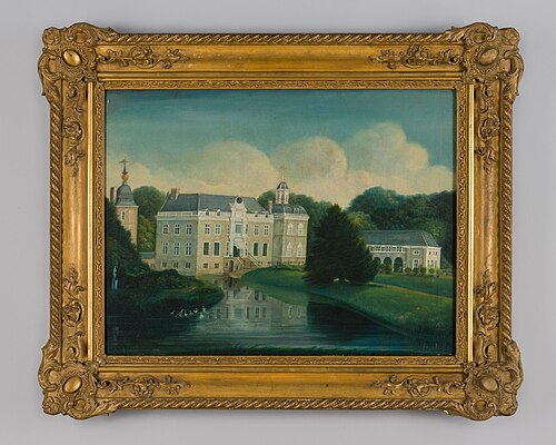 Gezicht op Kasteel Ruurlo, 1846, K.C. Donner