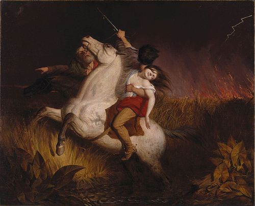 Prairie on Fire, 1847, Charles Deas