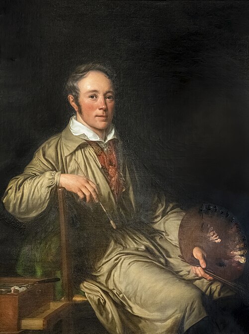 Autoportrait de  Philippe Peyrane, 1836, Philippe Peyrane