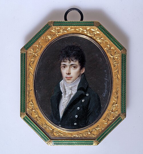 Portrait d'un jeune homme, 1801, Charles Guillaume Alexandre Bourgeois